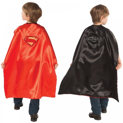 Детский карнавальный плащ накидка Супермен купить