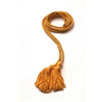 галстук золотой прямой   веревка к мантии  